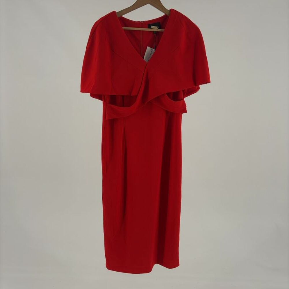 ALEXIA ADMOR Noor Sheath Dress in Red